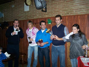 Destacadas figuras en la fiesta de Montoro CF Alevín.